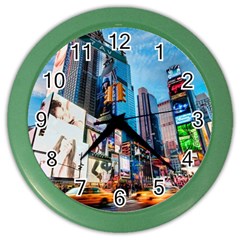 New York City Color Wall Clocks by Sapixe