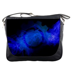 Particles Gear Circuit District Messenger Bags by Sapixe