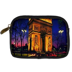 Paris Cityscapes Lights Multicolor France Digital Camera Cases by Sapixe