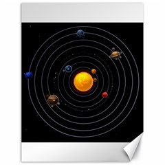 Solar System Canvas 18  X 24   by Sapixe