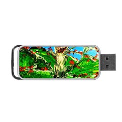 Coral Tree 2 Portable Usb Flash (one Side) by bestdesignintheworld