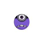 Evil Purple 1  Mini Magnets