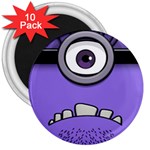Evil Purple 3  Magnets (10 pack) 