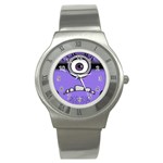 Evil Purple Stainless Steel Watch