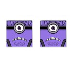 Evil Purple Cufflinks (Square)