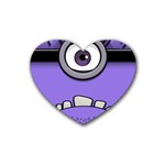 Evil Purple Heart Coaster (4 pack) 