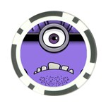 Evil Purple Poker Chip Card Guard