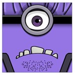 Evil Purple Large Satin Scarf (Square)