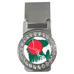 Flag Map Of Bangladesh Money Clips (cz)  by abbeyz71