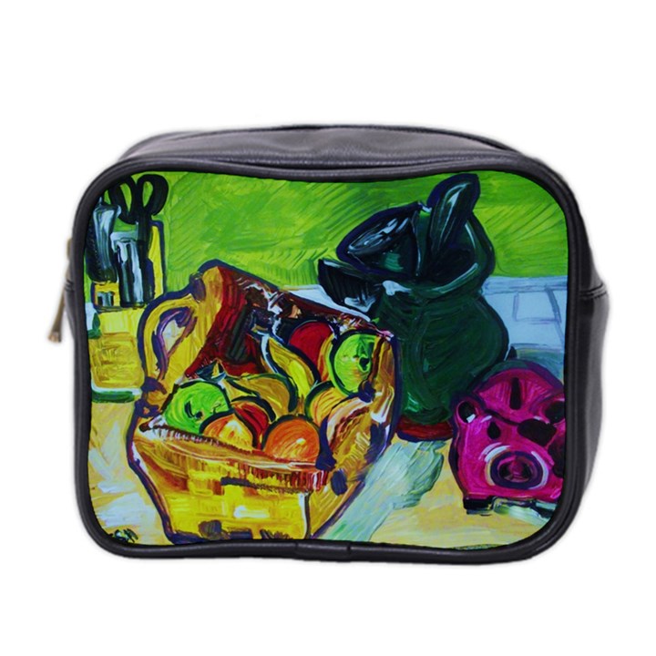 Still Life With A Pig Bank Mini Toiletries Bag 2-Side