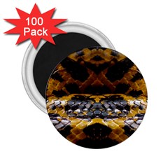 Textures Snake Skin Patterns 2 25  Magnets (100 Pack)  by Sapixe