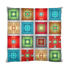Tiles Pattern Background Colorful Standard Cushion Case (two Sides) by Sapixe
