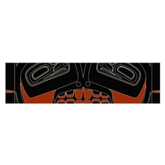 Traditional Northwest Coast Native Art Satin Scarf (oblong) by Sapixe