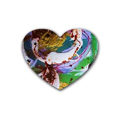 Doves Matchmaking 11 Rubber Coaster (heart)  by bestdesignintheworld