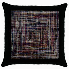 Unique Pattern Throw Pillow Case (black) by Sapixe