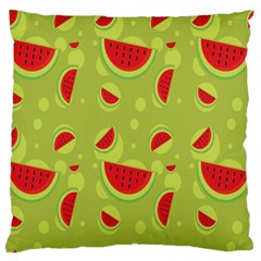 Watermelon Fruit Patterns Large Cushion Case (two Sides) by Sapixe