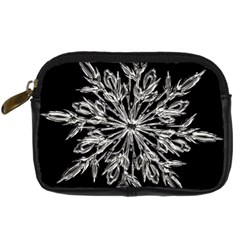 Ice Crystal Ice Form Frost Fabric Digital Camera Cases by Sapixe