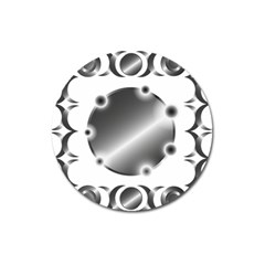 Metal Circle Background Ring Magnet 3  (round) by Sapixe