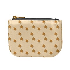 Pattern Gingerbread Star Mini Coin Purses by Sapixe