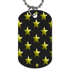 Stars Backgrounds Patterns Shapes Dog Tag (two Sides)