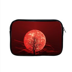 The Background Red Moon Wallpaper Apple Macbook Pro 15  Zipper Case by Sapixe