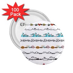 Decoration Element Style Pattern 2 25  Buttons (100 Pack)  by Sapixe