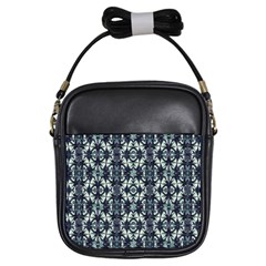 Intersecting Geometric Design Girls Sling Bags by dflcprints