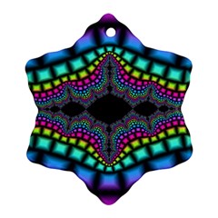 Fractal Art Artwork Digital Art Snowflake Ornament (two Sides) by Sapixe
