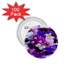 Graphic Background Pansy Easter 1 75  Buttons (100 Pack) 