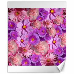 Flowers Blossom Bloom Nature Color Canvas 16  X 20   by Sapixe