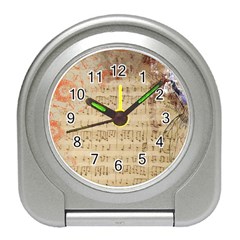 Art Collage Design Colorful Color Travel Alarm Clocks by Sapixe