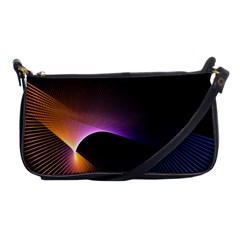 Star Graphic Rays Movement Pattern Shoulder Clutch Bags by Sapixe