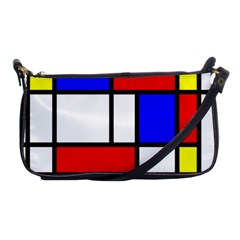 Piet Mondrian Mondriaan Style Shoulder Clutch Bags by yoursparklingshop
