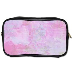 Soft Pink Watercolor Art Toiletries Bags by yoursparklingshop
