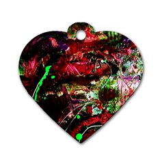 Bloody Coffee 2 Dog Tag Heart (one Side) by bestdesignintheworld