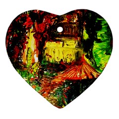 St Barbara Resort Ornament (heart) by bestdesignintheworld