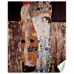 The Three Ages Of Woman- Gustav Klimt Canvas 16  X 20   by Valentinaart