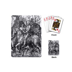 Death And The Devil - Albrecht Dürer Playing Cards (mini) 