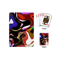 Abstract Full Colour Background Playing Cards (mini)  by Modern2018