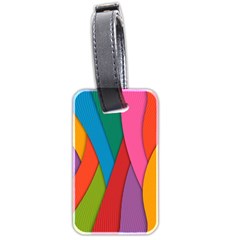 Abstract Background Colrful Luggage Tags (two Sides) by Modern2018