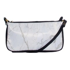 White Marble Tiles Rock Stone Statues Shoulder Clutch Bags by Simbadda