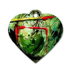 Continental Breakfast 6 Dog Tag Heart (two Sides) by bestdesignintheworld