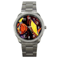 Cryptography Of The Planet Sport Metal Watch by bestdesignintheworld