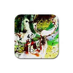 Doves Matchmaking 12 Rubber Square Coaster (4 Pack)  by bestdesignintheworld