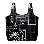 Drawing Full Print Recycle Bags (L) 