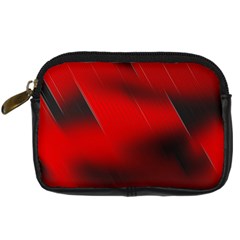Red Black Abstract Digital Camera Cases