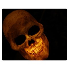 Laughing Skull Double Sided Flano Blanket (medium)  by StarvingArtisan