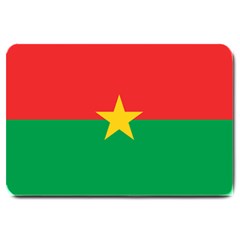 Flag Of Burkina Faso Large Doormat  by abbeyz71