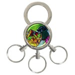 Still Life With A Pigy Bank 3-Ring Key Chains