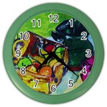 Still Life With A Pigy Bank Color Wall Clocks